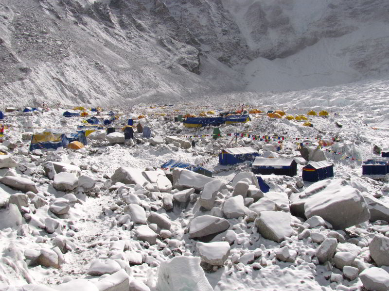Campo base do Everest